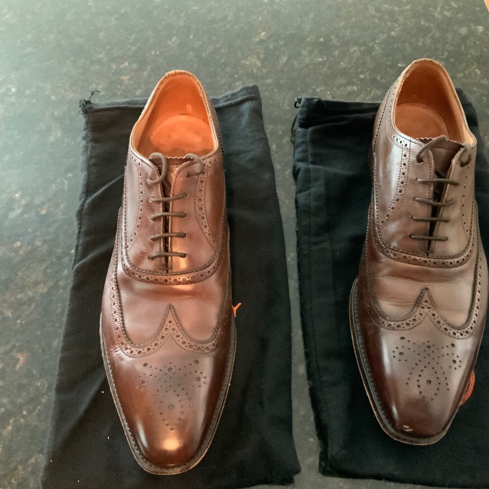 Cheaney Edinburgh Wingcap Oxford Brogue in Mocha Calf Leather